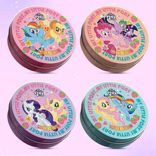 添乐卡通王小马宝莉软糖80g 6罐益生菌水果汁儿童多彩软糖小零食