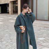 秋款简约韩版中长款风衣外套2C119-2381-P155-K218，女装风衣，2C119