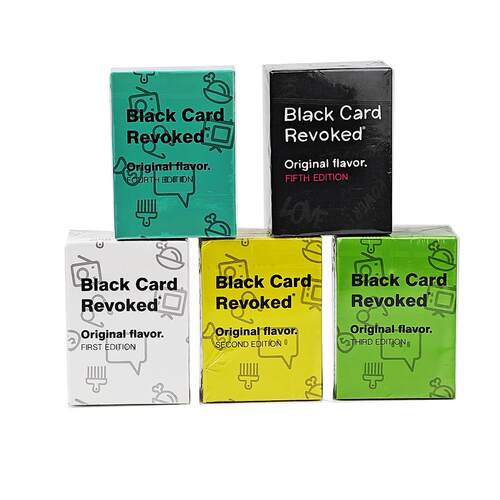 新跨境black card revoked third 全英文卡牌聚会纸牌玩具游戏