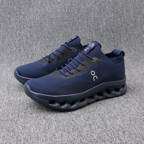 出口单跑步鞋青少年厚底减震网面