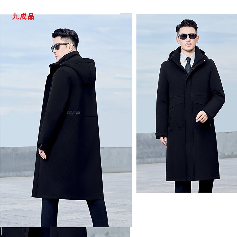 战狼弟衣8815派克长款羽绒九成品