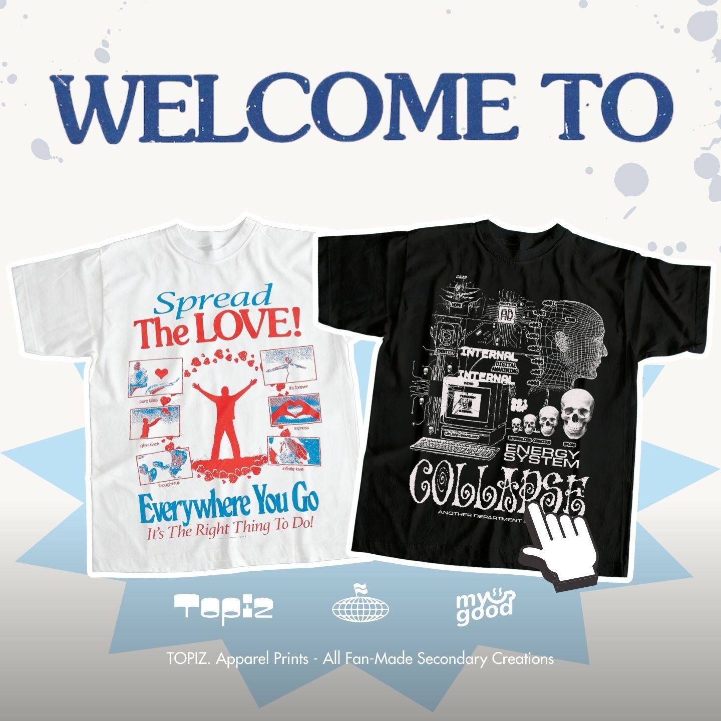 Donut Vintage复古美式短袖T恤男女宽松纯棉大码直喷艺术Rapper