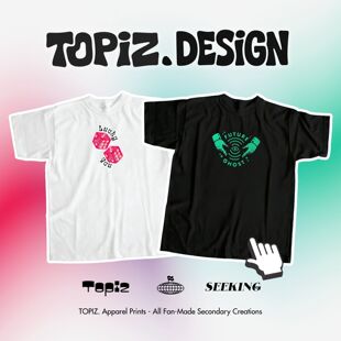 简约艺术文化 Chill T恤男女宽松大码 复古短袖 TOPIZ Vintage美式