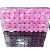 16号空白板骰子珍珠流纹筛子投子光板光面圆角彩色亚克力可雕刻印