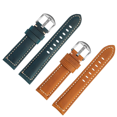 适配IWC万国表飞行员系列IW377714/IW388114男士复古磨砂真皮表带