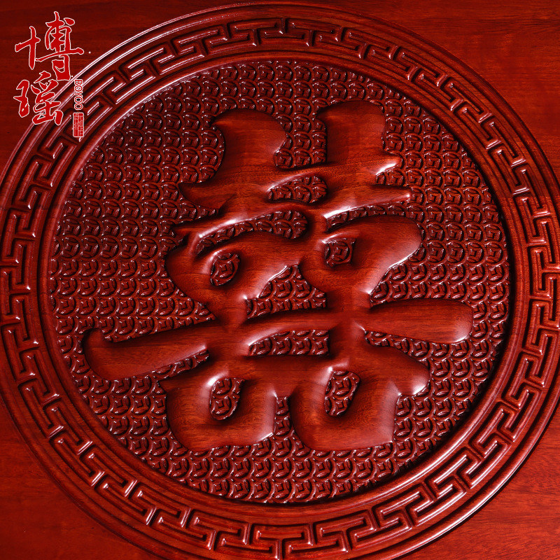 香樟木箱子婚嫁仿古雕花嫁妆箱结婚收纳储物箱首饰衣箱储物字画
