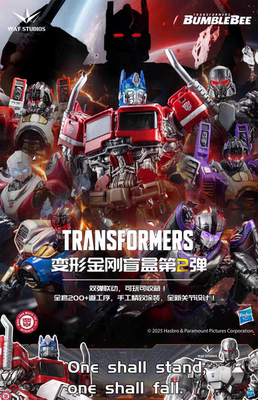 正版WayStudios变形金刚雕像场景盲盒手办第二2代弹擎天柱模型礼