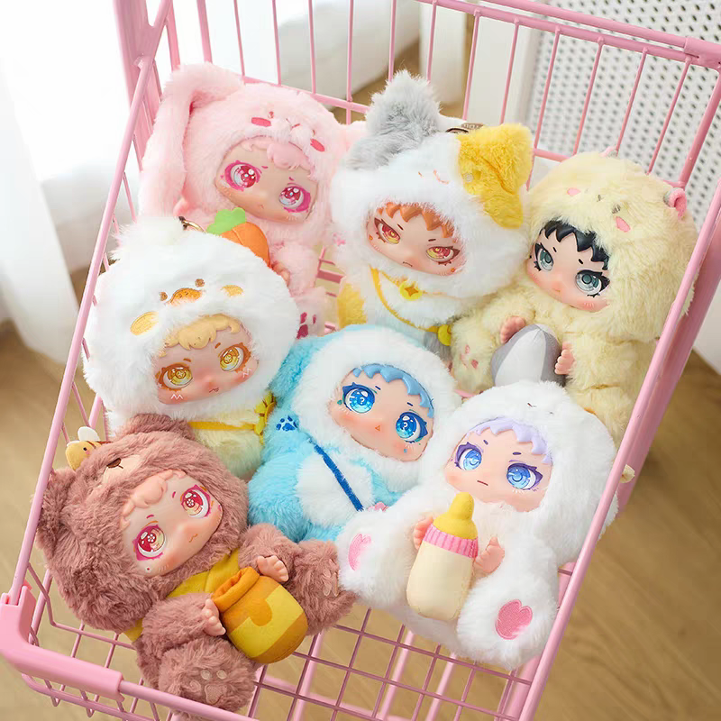 正版YAYA鸭鸭就决定是你了一起出游吧毛绒盲盒可爱潮玩挂件礼物女