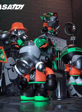 正版 WASATOY 变色龙9代盲盒涂鸦龙系列潮玩手办摆件男生玩具礼物