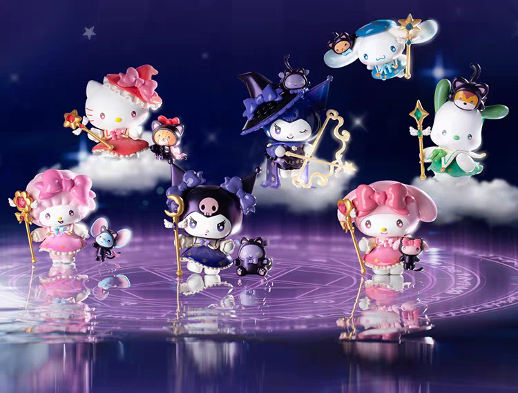 TOPTOY三丽鸥家族星夜派对魔法师盲盒手办摆件库洛米少女生日礼物