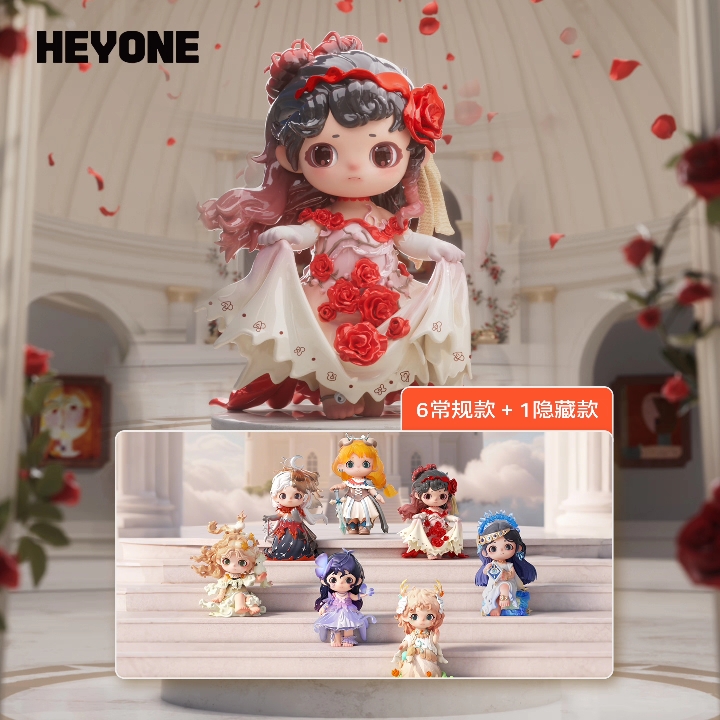 正版HEYONE黑玩荞荞守护契约事件薄系列盲盒摆件手办礼物2025新款