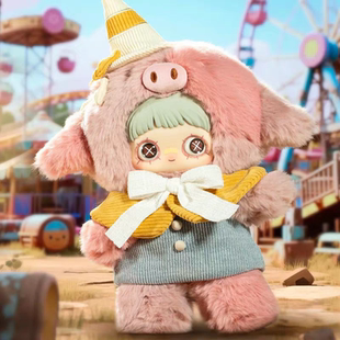 新品MayMei霉霉乐园遗迹400%盲盒大体石化魔术毛绒公仔玩偶礼物