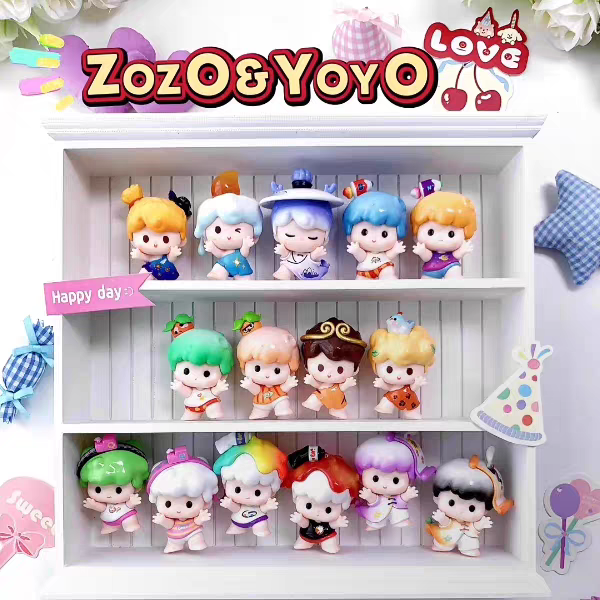 正版ZOZO&YOYO左右逢源系列mini盲盒潮玩可爱摆件公仔手办女礼物