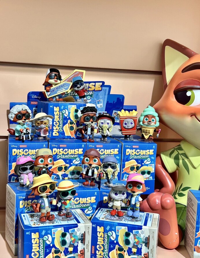 正版疯狂动物城拍档乔装系列盲盒摆件手办可爱礼物潮流玩具公仔女