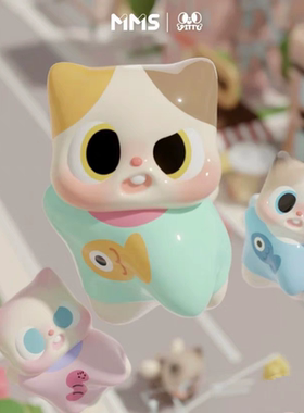 正版pitty2代猫猫日常萌粒盲盒潮玩摆件手办玩具盲袋公仔礼物可爱