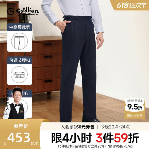 那不勒斯西裤舒弹羊毛面料