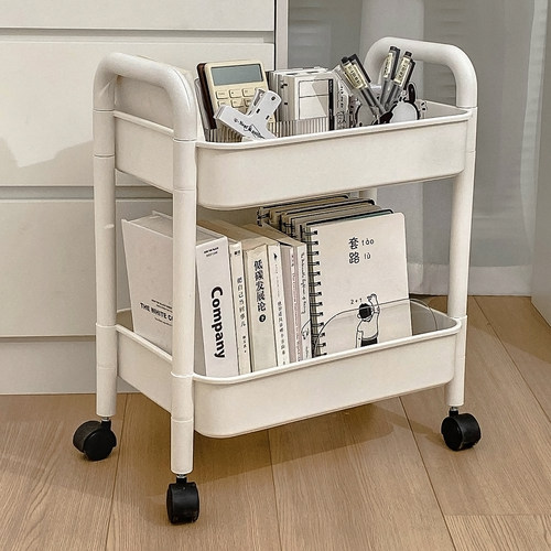 桌下可移动小推车置物架