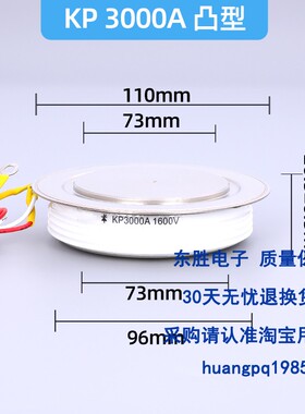 平板式晶闸管 大功率可控硅KP3000A1600V 1000V 1200V 1800V KPX