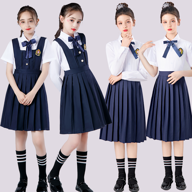 男女校园英伦合唱诗歌朗诵演出服