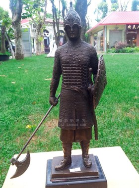 武士摆件商务工艺品