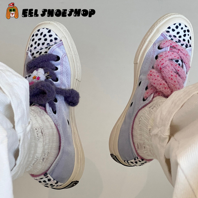 鳗鱼鞋铺Converse匡威1970S三星标波点鞋女 绒面低帮女鞋572204C