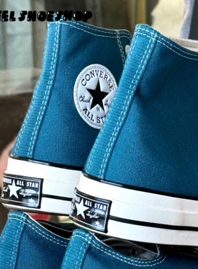 鳗鱼鞋铺Converse匡威1970S三星标 帆布鞋女 猫眼蓝高低帮A05589C