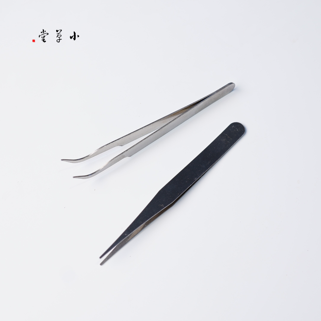 【镊子】镊子不锈钢天然植物手工DIY工具