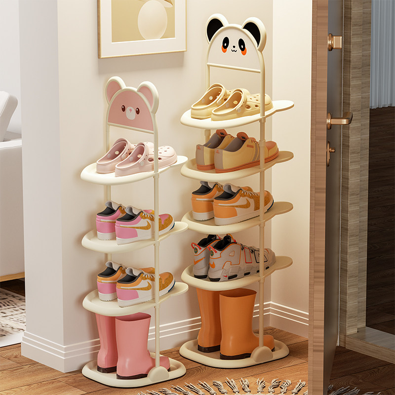 儿童鞋架门口简易宝宝专用小鞋架多层窄款省空间鞋子收纳卡通鞋柜,住宅家具,鞋架,淘宝优惠券,粉丝福利购,淘宝优惠卷