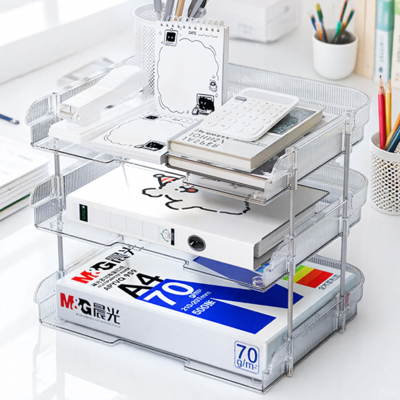 聚可爱书桌书本分类置物架