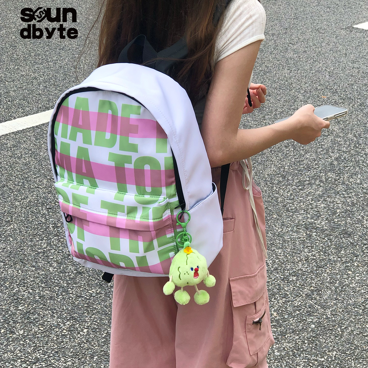 潮流双肩包小众百搭书包学生背包
