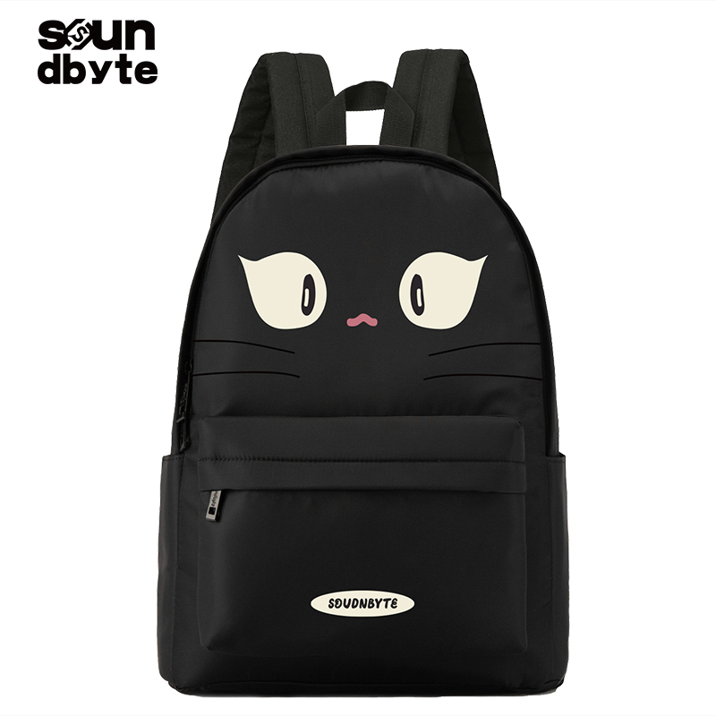 原创猫猫双肩包百搭学院风防泼水
