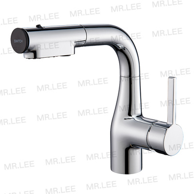 tucai pex抽拉+上冲花洒面盆龙头 全铜 法国h品牌代工