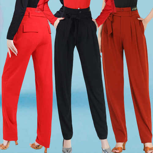 时尚高腰广场舞裤女新款吉特巴舞