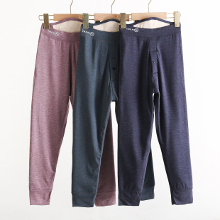 高腰德绒秋裤 陆陆福儿童保暖裤 男孩蚕丝裤 秋冬女童打底裤 男童棉裤