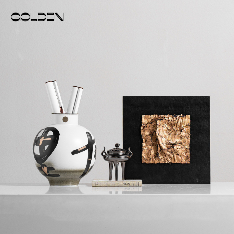 设计师室内家饰软装搭配套装酒店民宿电视柜桌面家居软装饰品摆件