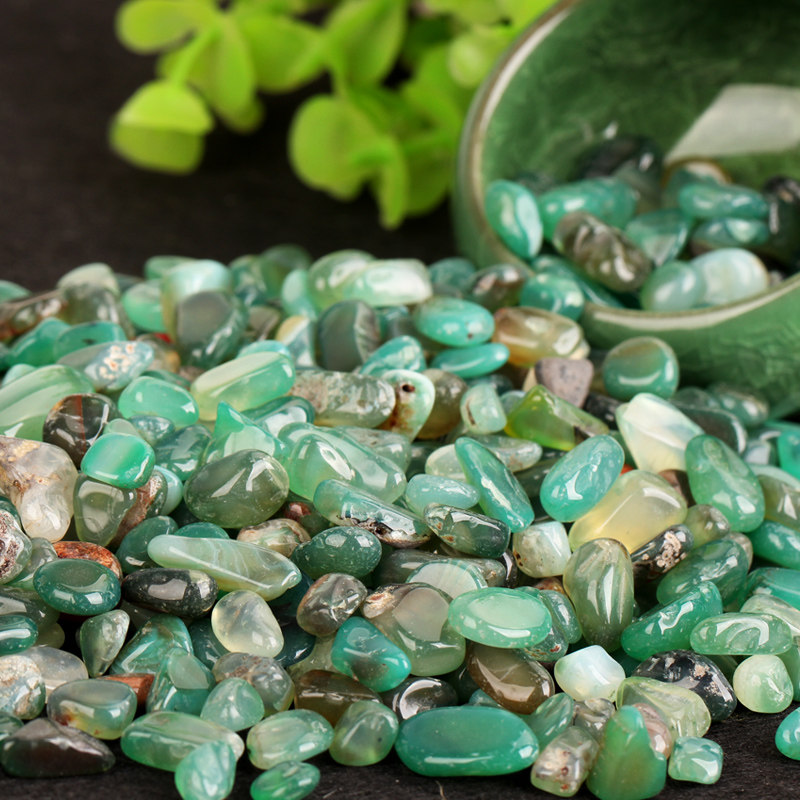 广缘德开光天然水晶碎石天然碎石摆件消磁招财净化供奉