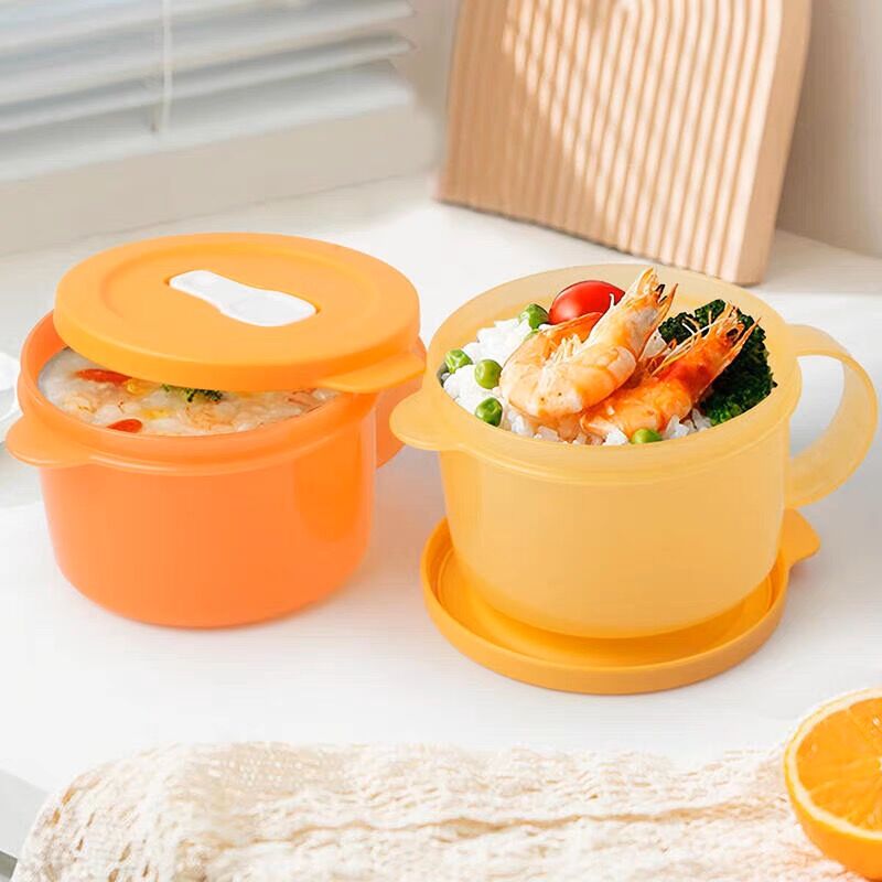 特百惠正品水晶圆碗午餐保鲜盒