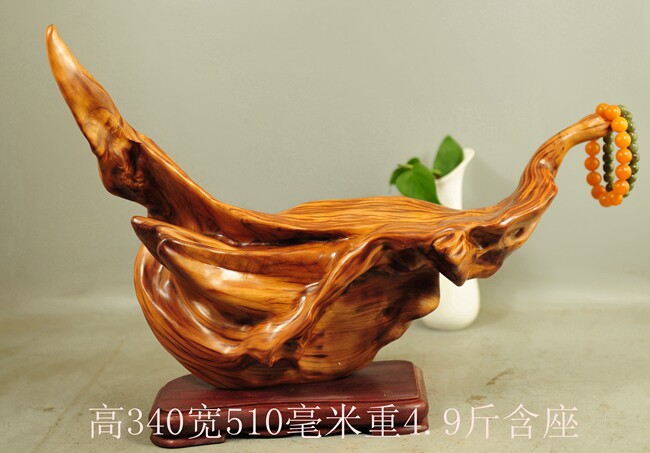 崖柏根雕摆件随形笔挂笔架珠串架笔筒茶台太行陈化原料倒流香