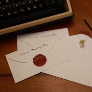 薇尔莉特 定制信手写信 手工复古信封 紫罗兰永恒花园信件
