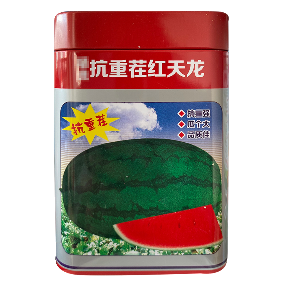 创研抗重茬红天龙西瓜种子 红肉大果耐重茬大田基地高产西瓜籽