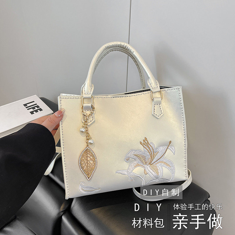 diy材料包国风手缝女包材料包自制母亲节礼物2025新款通勤包