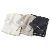 女加密加厚针织帽子围巾两件套套装 25新款 高端尖货羊绒羊毛秋冬季