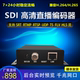 SDI采集卡iptv监控接nvr录制h265 器3G sdi高清视频直播编码