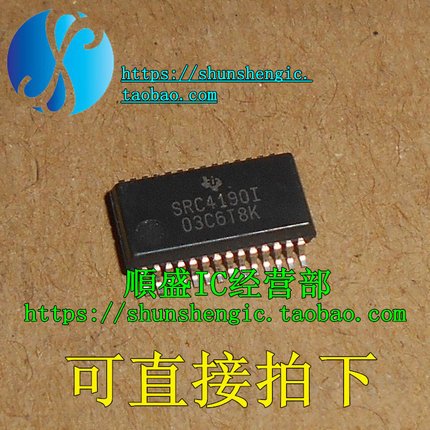 SRC4190I SRC4190IDBR SSOP28脚 全新采样率转换芯片 贴片IC 正品