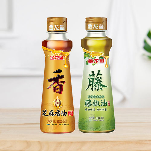 金龙鱼藤椒油100ml芝麻香油100ml