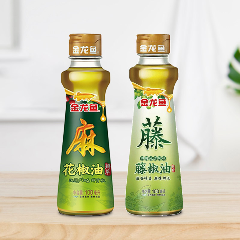 金龙鱼藤椒油100ML+花椒油100ML