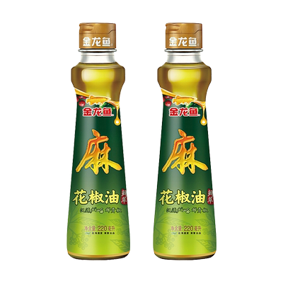 金龙鱼花椒油220ml*2瓶川渝风味