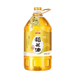 金龙鱼稻米油4L优+稻米油食用油家用 4升米糠油官方旗舰店