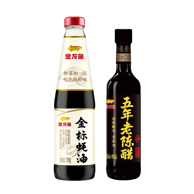 金龙鱼蚝油700ml陈醋450ml