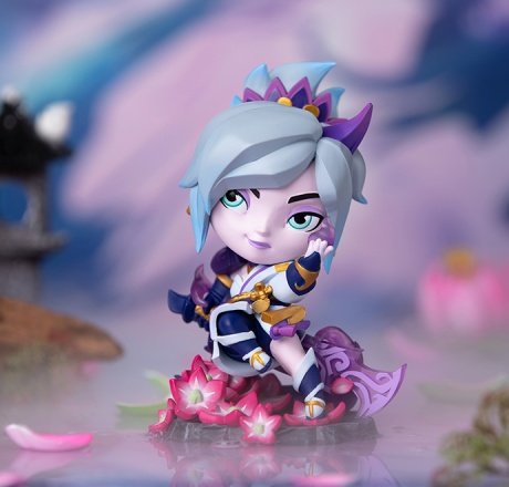 英雄联盟 lol 官方正版周边 灵魂莲华 瑞文 q版手办摆件 绝版限定